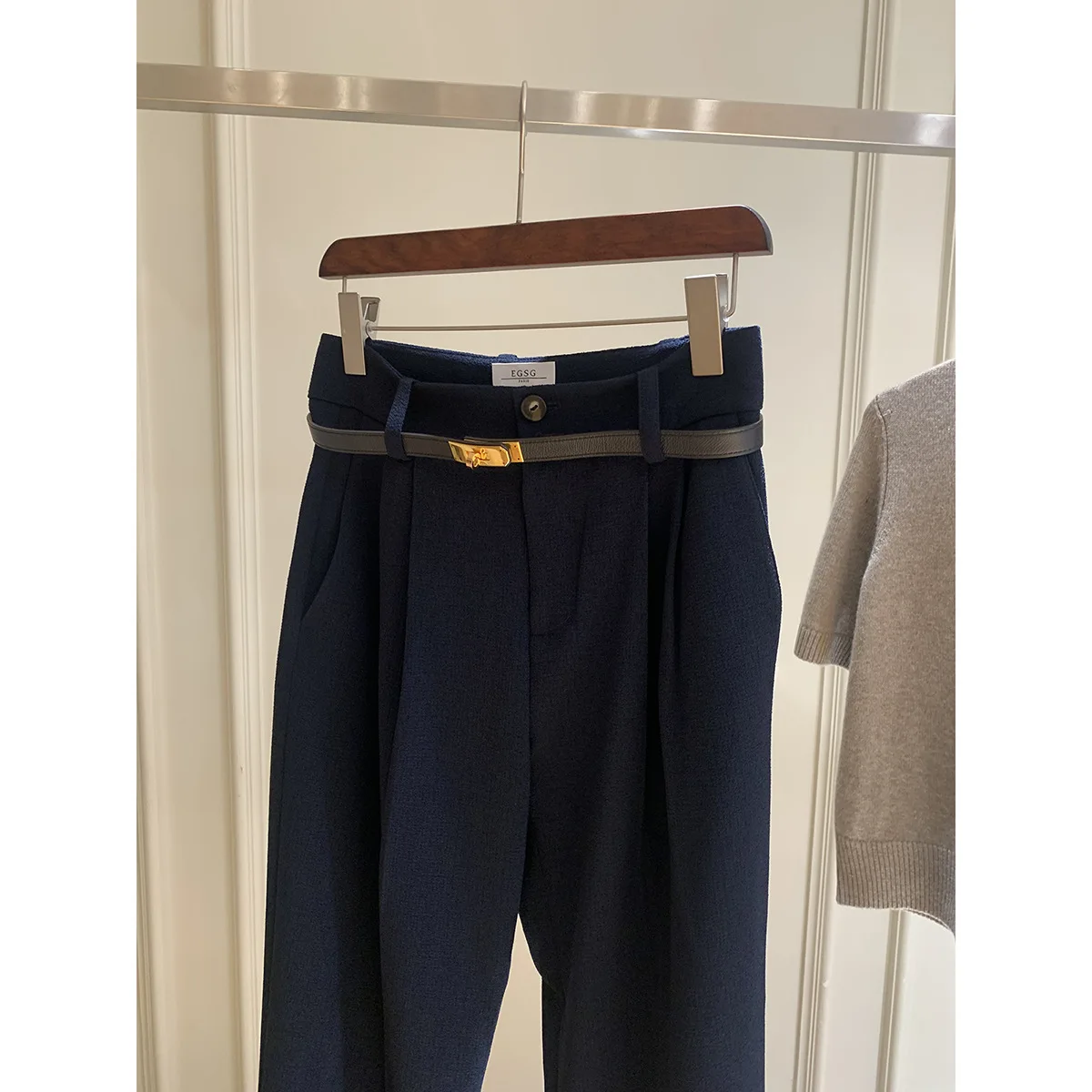 

Женские брюки до щиколотки Seersucker, Новинка осени 2021, модные женские брюки с прямыми штанинами