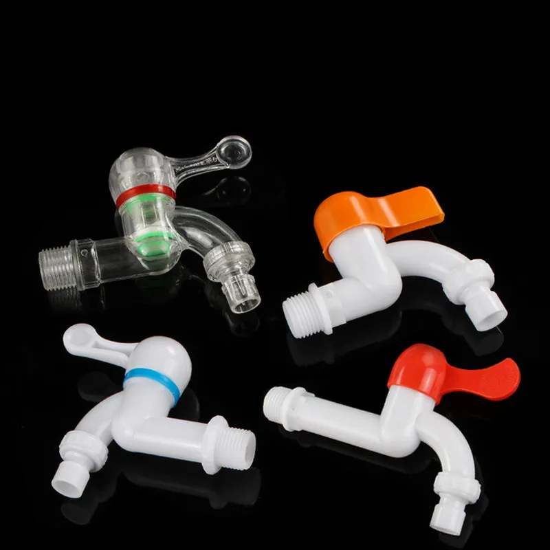 Качественный пластиковый кран для воды 1/2 &quot3/4&quot Мужской с резьбой прочный АБС