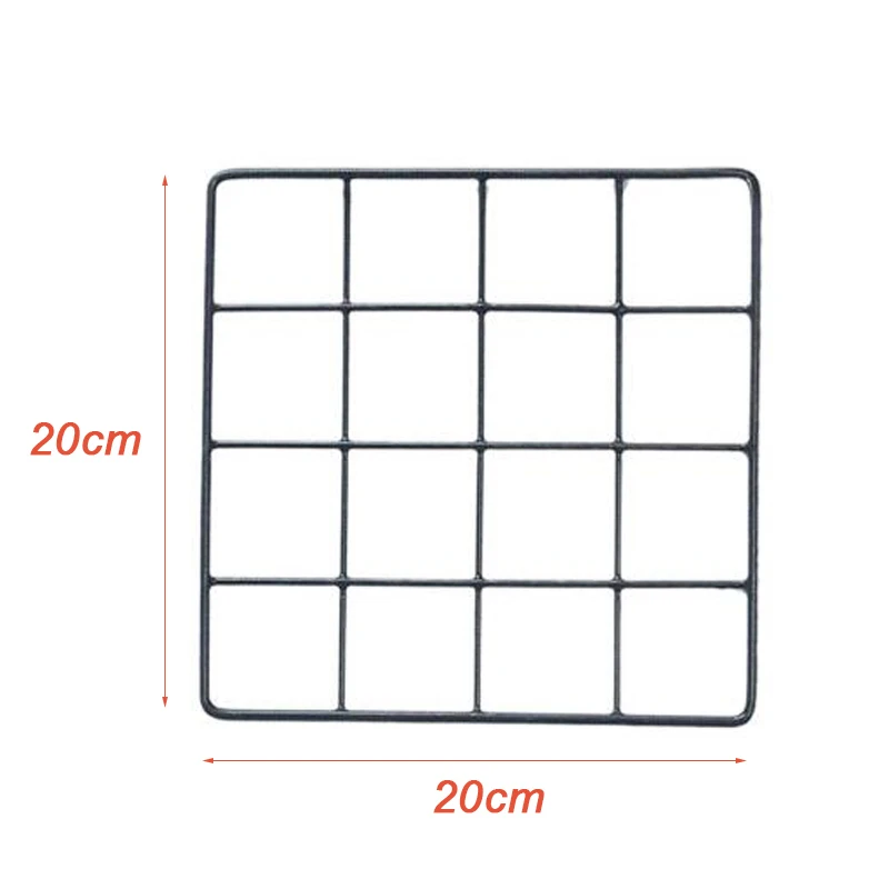20x20 см железная решетка сетка DIY настенные фотографии открытки настенный