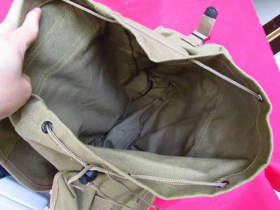 Качественный рюкзак WWII USA ARMY HAVERSACK fiberflax спортивная холщовая сумка через плечо|m1936