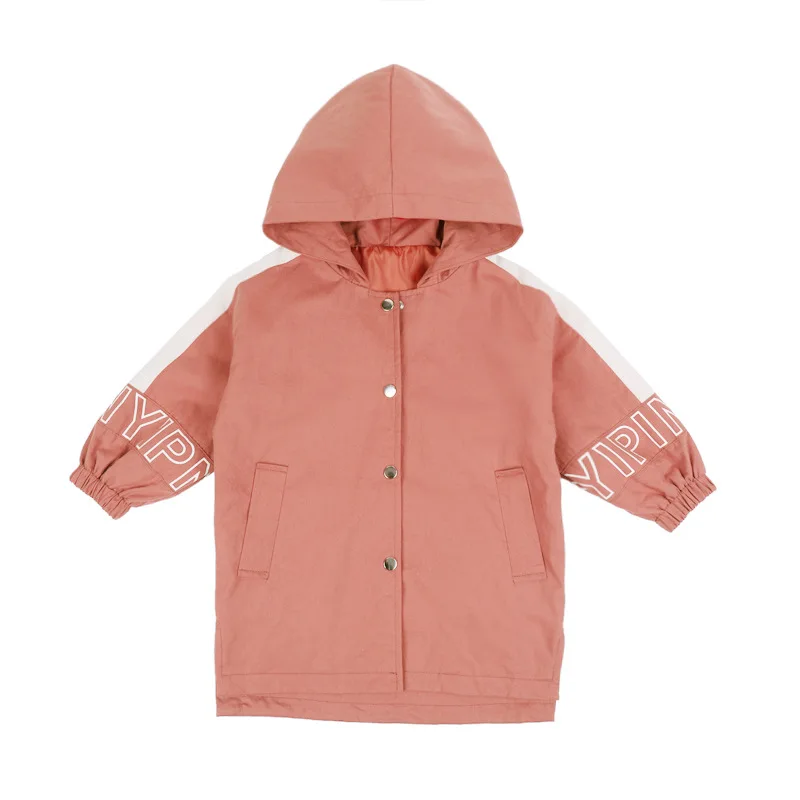 Ветровка для девочек-подростков коллекция 2019 года осенняя куртка девочек плащ