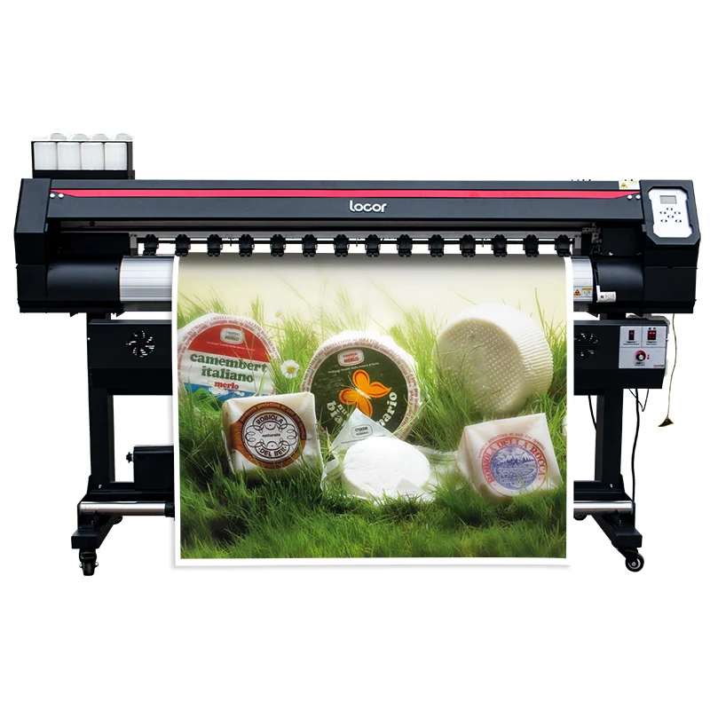 

Large Format Tarpaulin Printer 1.6m Affordable Price Motocycle Sticker Printing Machine 5feet DX7 Printer Eco Solvente Plotter