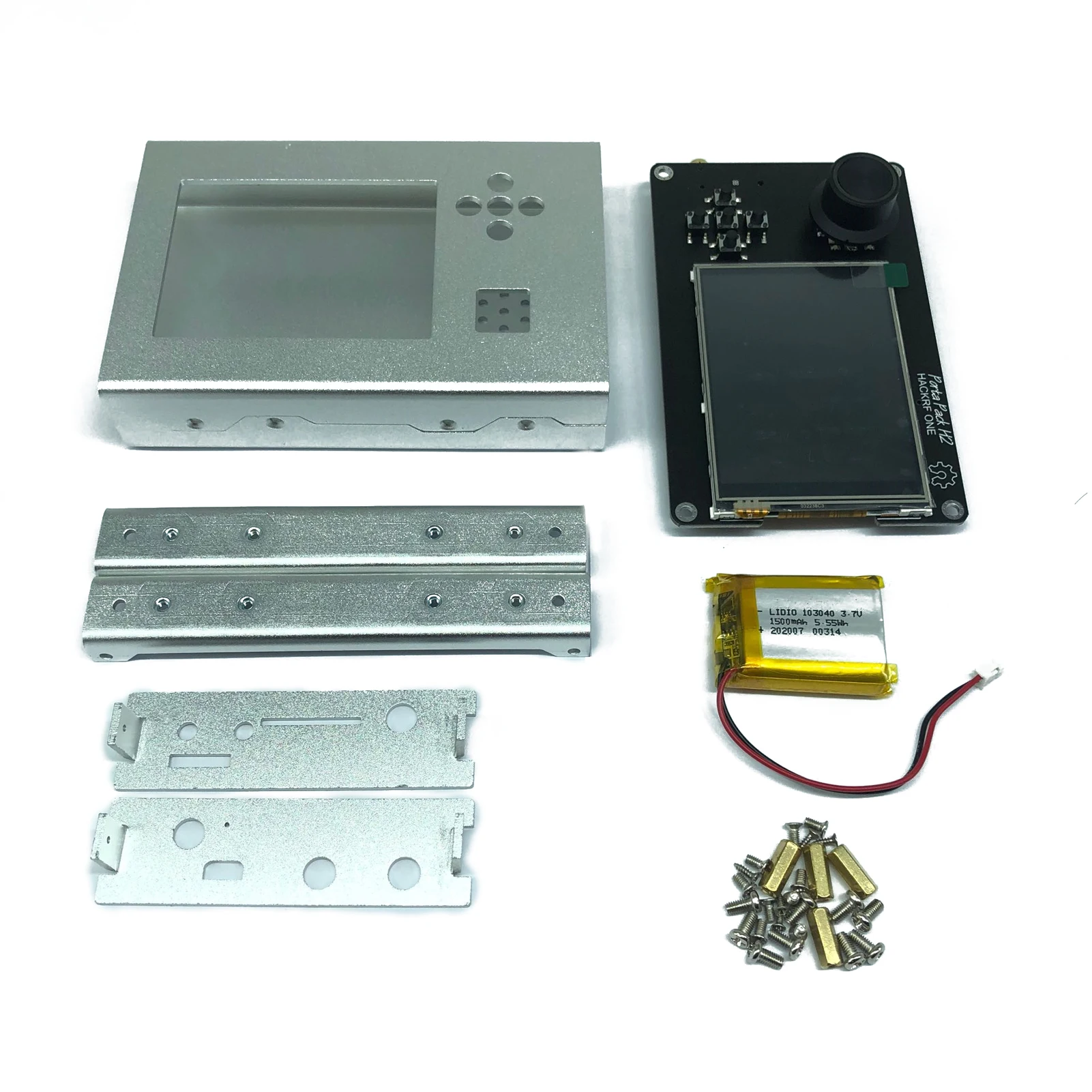 Verkauf Portapack H2 3,2 In Touch LCD Screen HACKRF EINE SDR Radio Mit Aluminium Legierung Mayhem Firmware 0,5 Ppm TCXO Globale Position System
