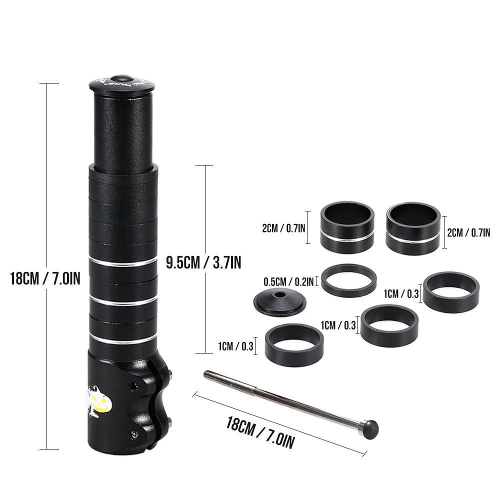 Велосипедный удлинитель руля 180 мм алюминиевый сплав|Велосипедный вынос| |