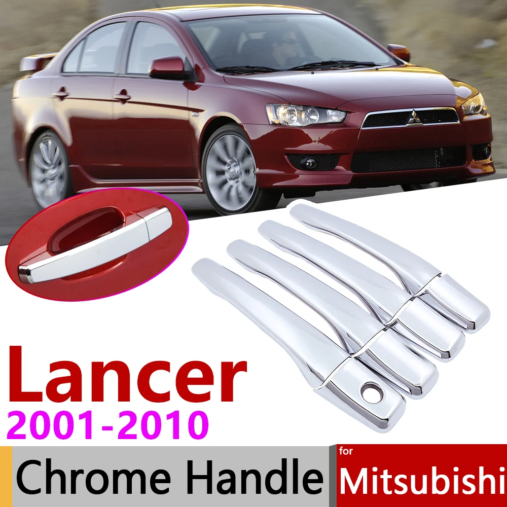 Для Mitsubishi Lancer GLX Cedia Soueast Lioncel II 2001 ~ 2010 хромированный чехол на дверную ручку