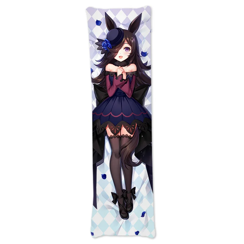 Аниме рис душ Uma Musume: красивая обувь в стиле Дерби Dakimakura обниматься тела Чехол
