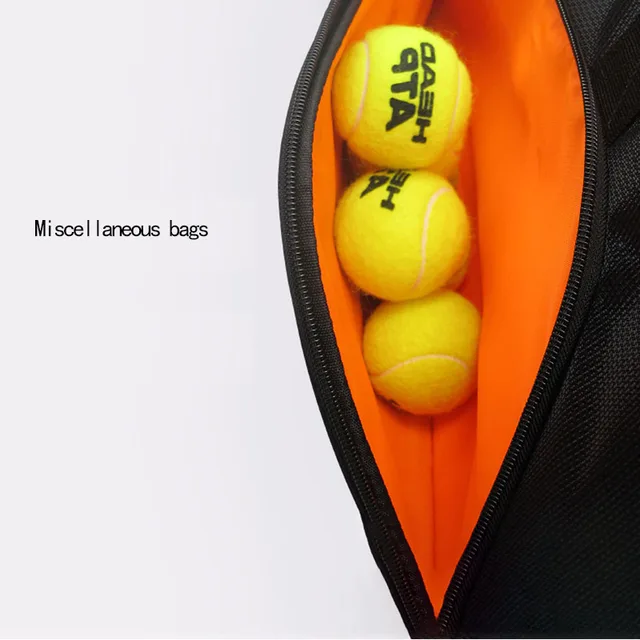 Large Capacity Original Head Tennis Bag Badminton Backpack For Men Women 6 Racket Sport Bag Raquete De Tenis Bag Tennis Backpack 6