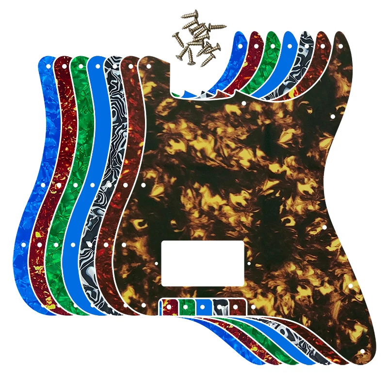 

Fei Man Guitar Parts For FD US 11 Mounting Screw Hole Standard Start H PAF Guitar Pickguard With Brige Humbucker No Switch Hole