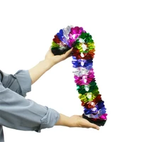 garland pull flowermedium sequins flower waterfall magic tricks appearing flower magia stage gimmick prop accessories