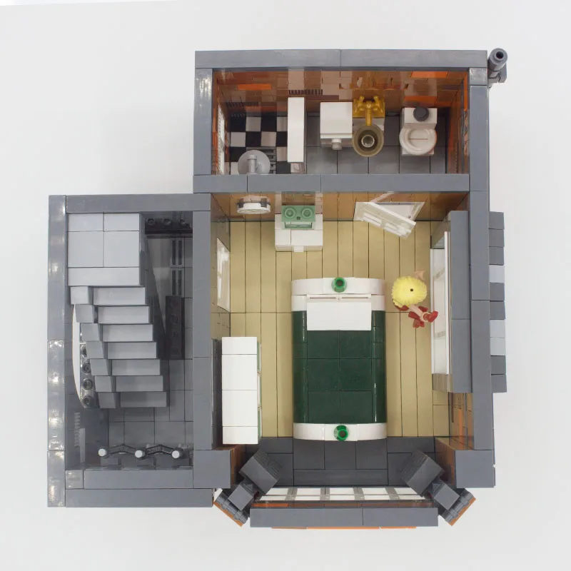 DHL Theuniquebrick Street View MOC строительные блоки фрукты кондитерский магазин совместимые