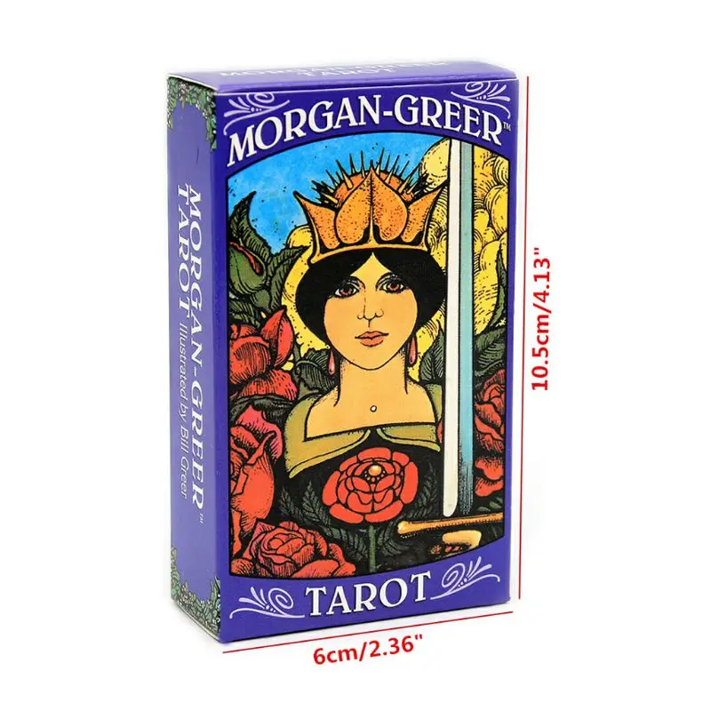 Morgans Greer Tarot 78 колода карт настольная игра гадания судьба Оракл Прямая поставка |