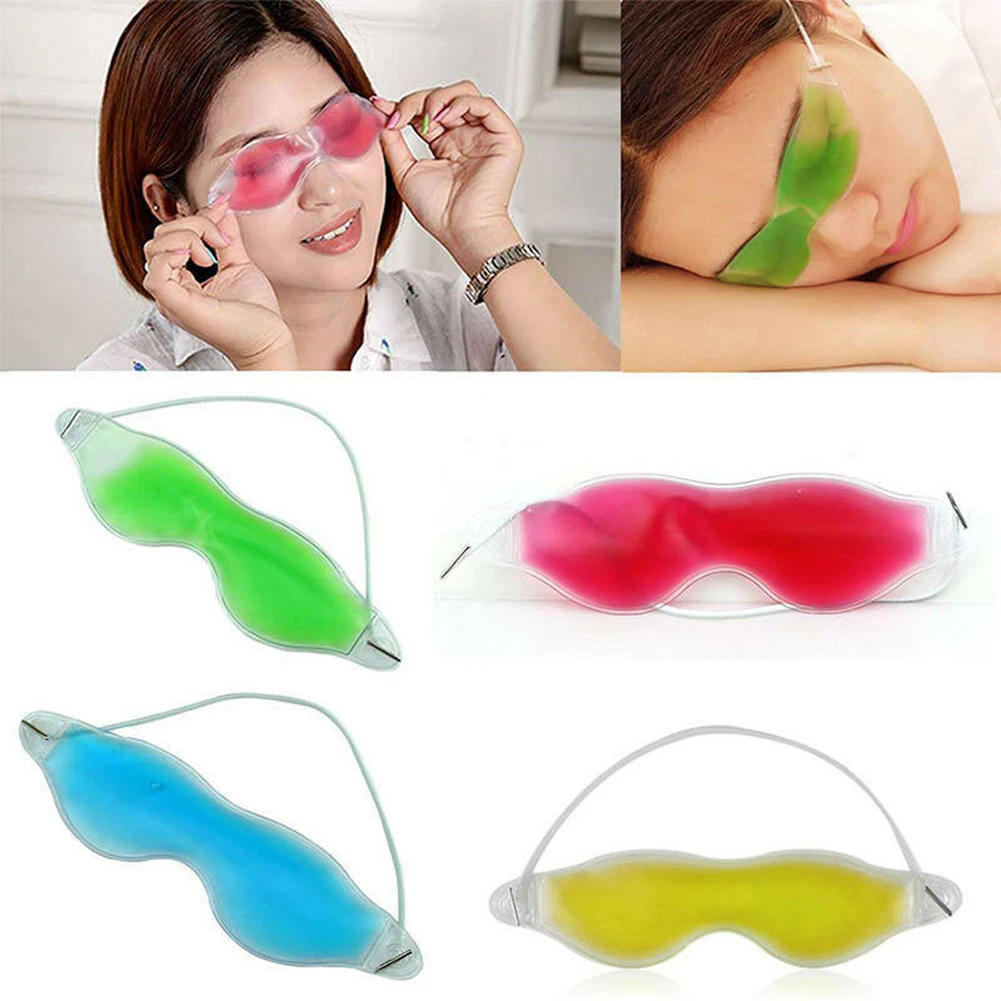 1 шт. 3D маска для сна натуральная гель глаз холодное тепло терапия защита век