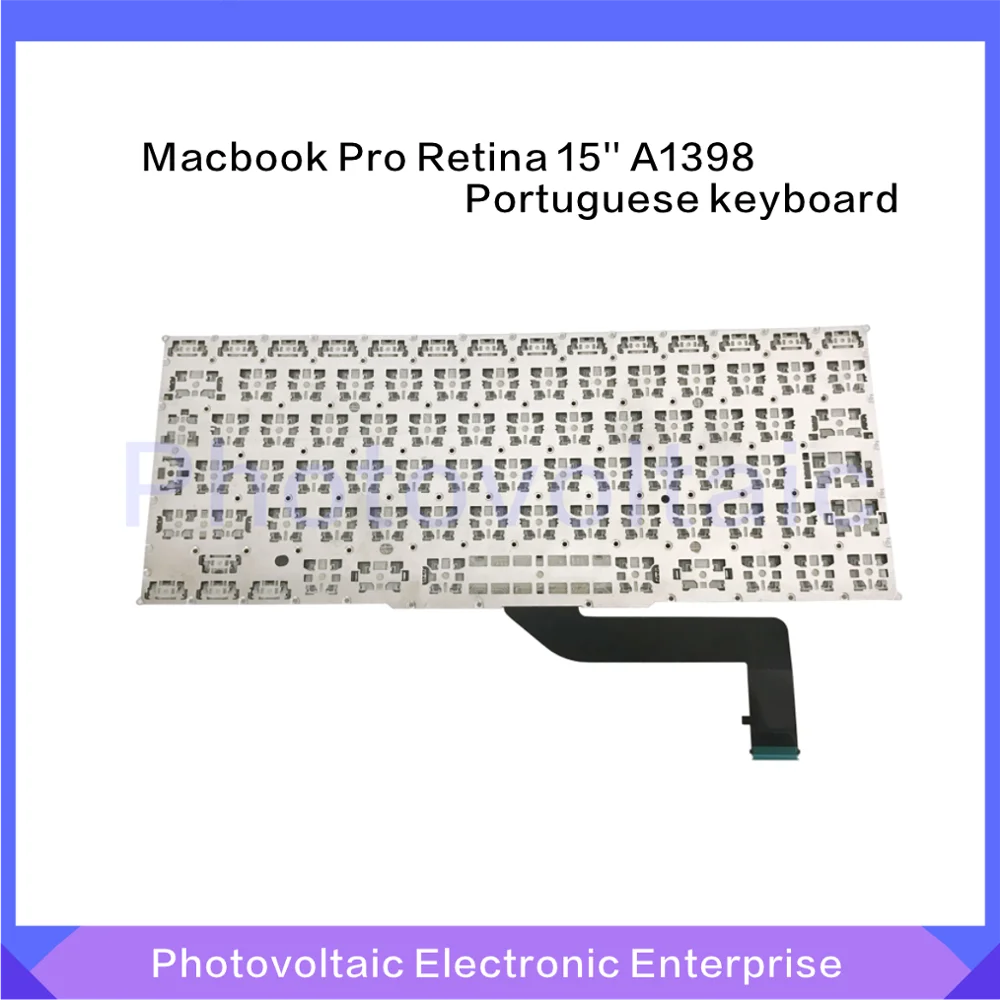 Новая португальский клавиатура + Подсветка для Macbook Pro 15 &quotRetina A1398 2012 2013 2014