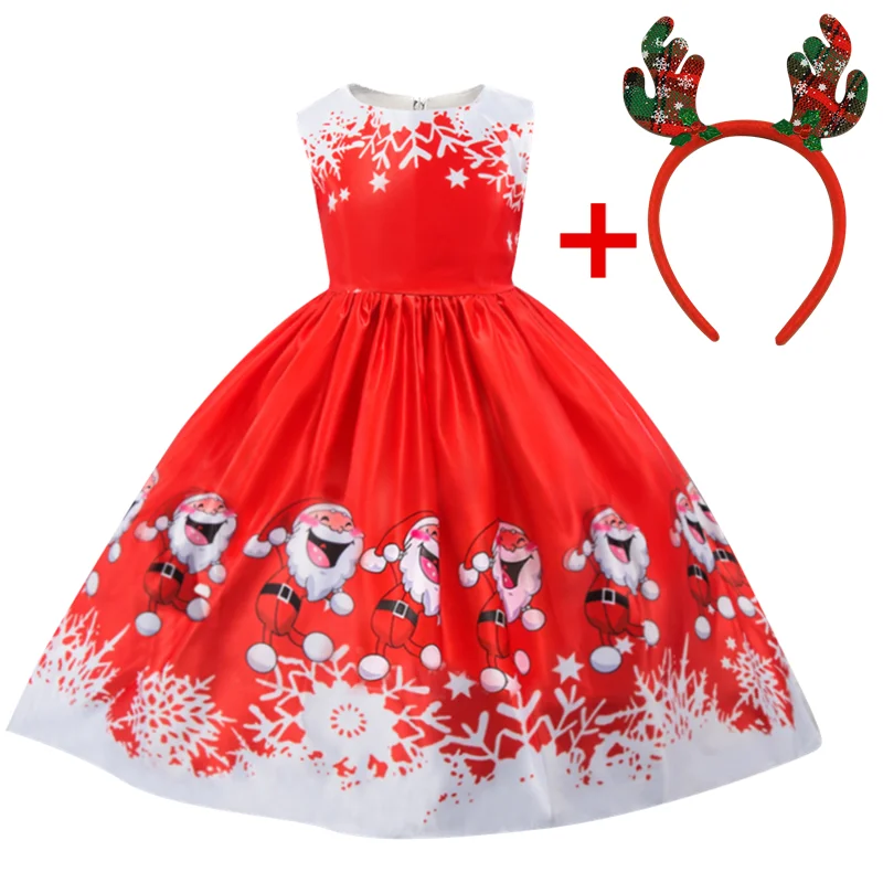Вечерние платья принцессы для маленьких девочек Рождественский подарок