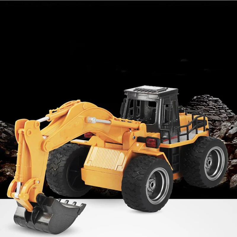 Детская игрушечная техника для мальчиков 6-канальная модель грузовика из сплава