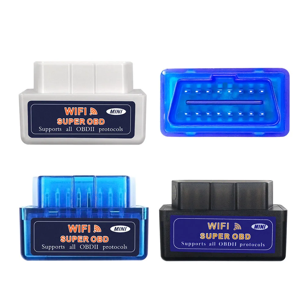 ELM327 WiFi V1.5 OBD2 сканер ELM 327 Bluetooth obd2 OBDII автомобильный диагностический инструмент ELM327 1,5 WiFi считыватель кодов для iOS Android
