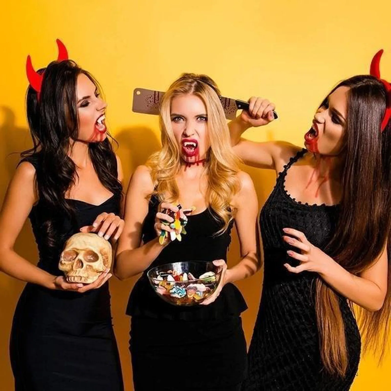 

Fashion Halloween Party Automatic Telescopic Teeth Reusable Braces