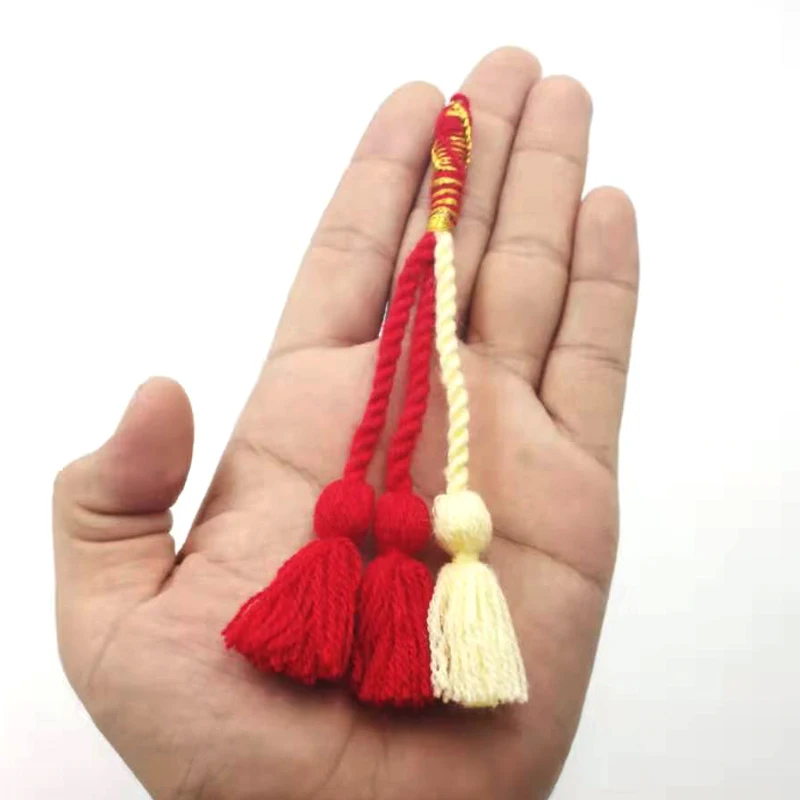 Турецкий популярный стиль хлопковые кисточки ручной работы красные и желтые