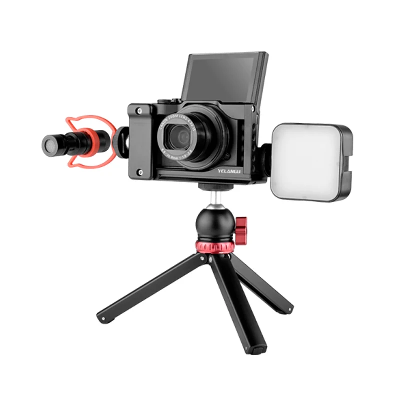 Фон для фотосъемки Камера клетка Риг вспышка видеосъемки стабилизатор с 1/4