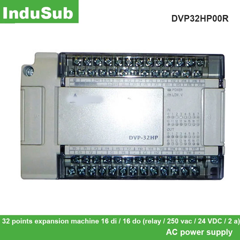 

DVP32HP00R EH3 Series PLC Digital Module DI 16 DO 16 Relay new in box