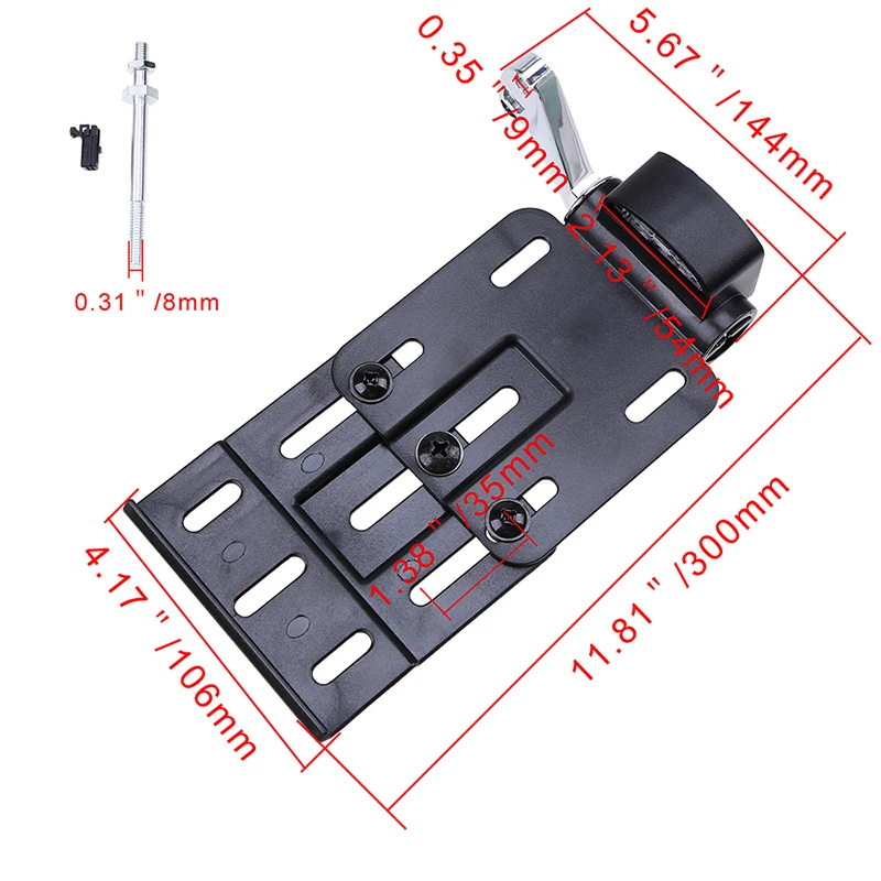 POSSBAY 8mm Motorcycle Side Mount Holder for Harley Sportster XL883 XL1200 2004-2016 LED License Plate Frame Lights Brackets | Автомобили
