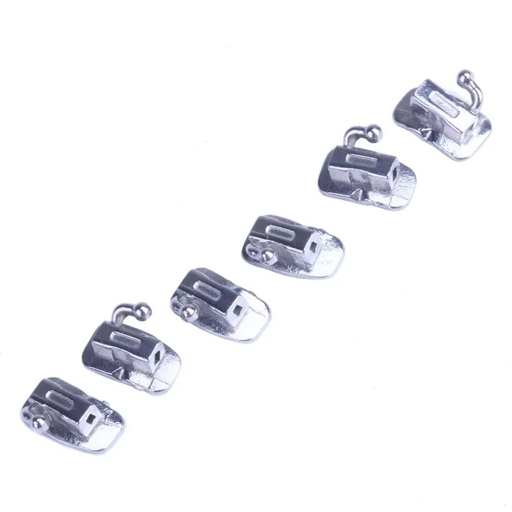 Аздент 20 комплектов стоматологической ортодонтической боковой трубки МИМ-моноблок 1-й и 2-й моляры, связываемой одиночной неконвертируемой MBT Roth 0.022 0.018 on.