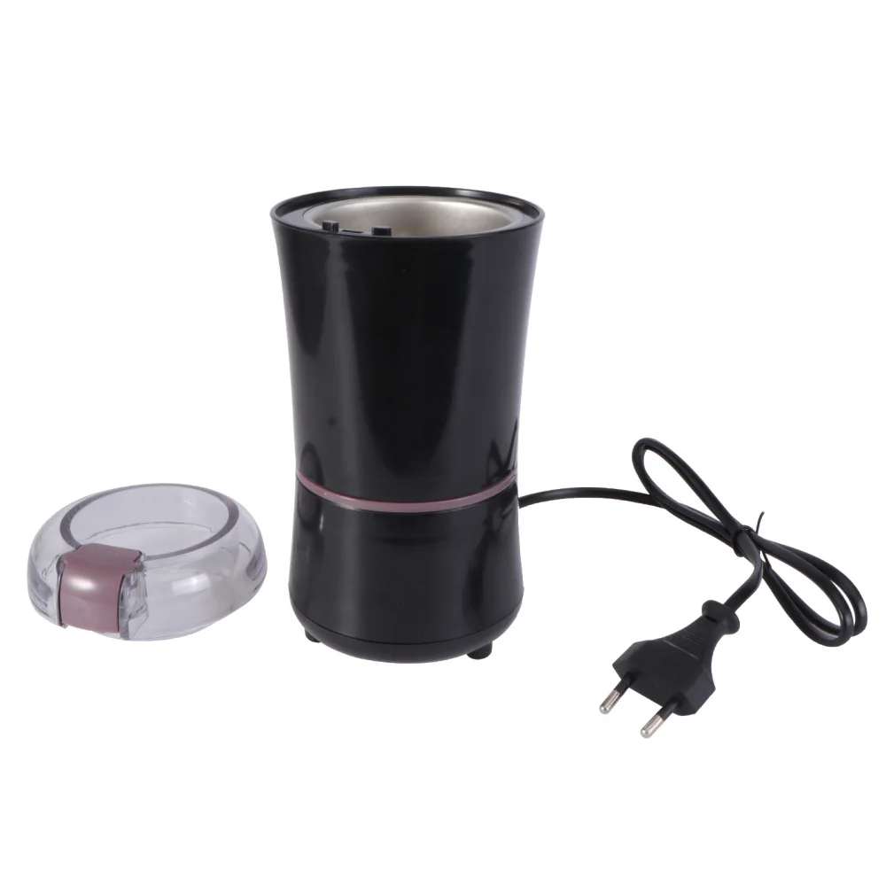 

Mini Bean Grinder Stainless Steel Electric Coffee Spice Grain Home Grinding Milling Machine (Plug)
