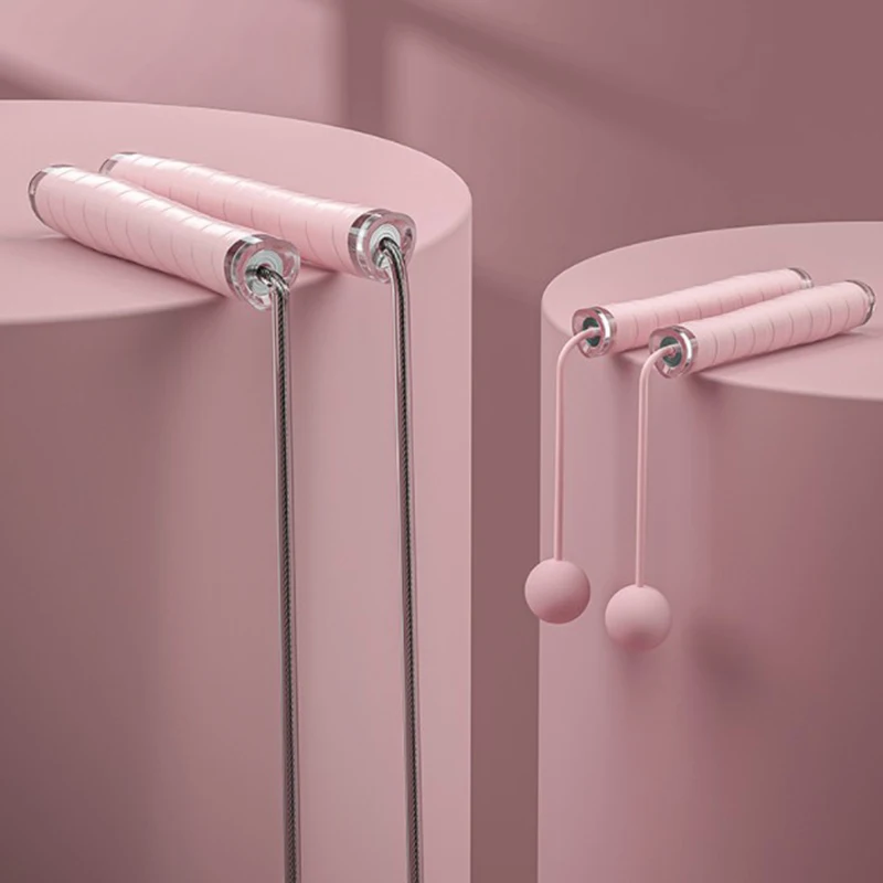 

Cordless Skipping Rope Professional Jump Rope with Silicone Handle Weight Loss Exercise Adult Indoor Gym