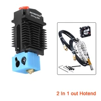 new 2 in 1 out hotend bowden extruder dual color switching 12v 24v upgrade for titan mk8 3d printer parts j head teflont feeding