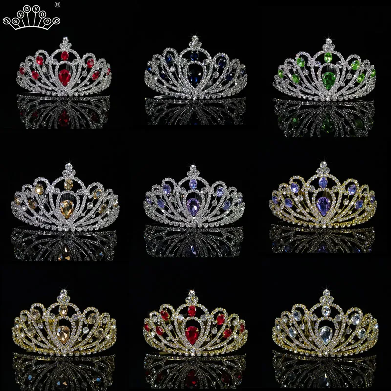 

Wedding Crown Headband Bride Tiaras Baroque Crystal Wedding Hair Accessories Headdress Wedding Tiaras And Crowns For Women