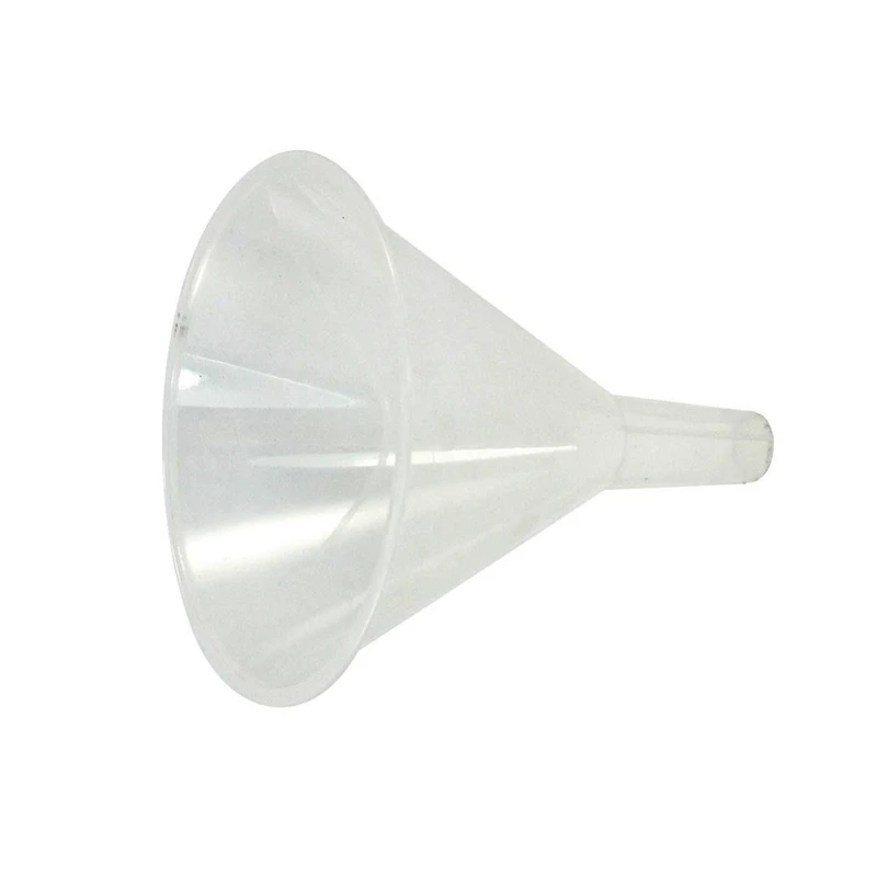 

120mm 11.9cm Dia Mouth Clear Plastic White Filter Funnel for Laboratory