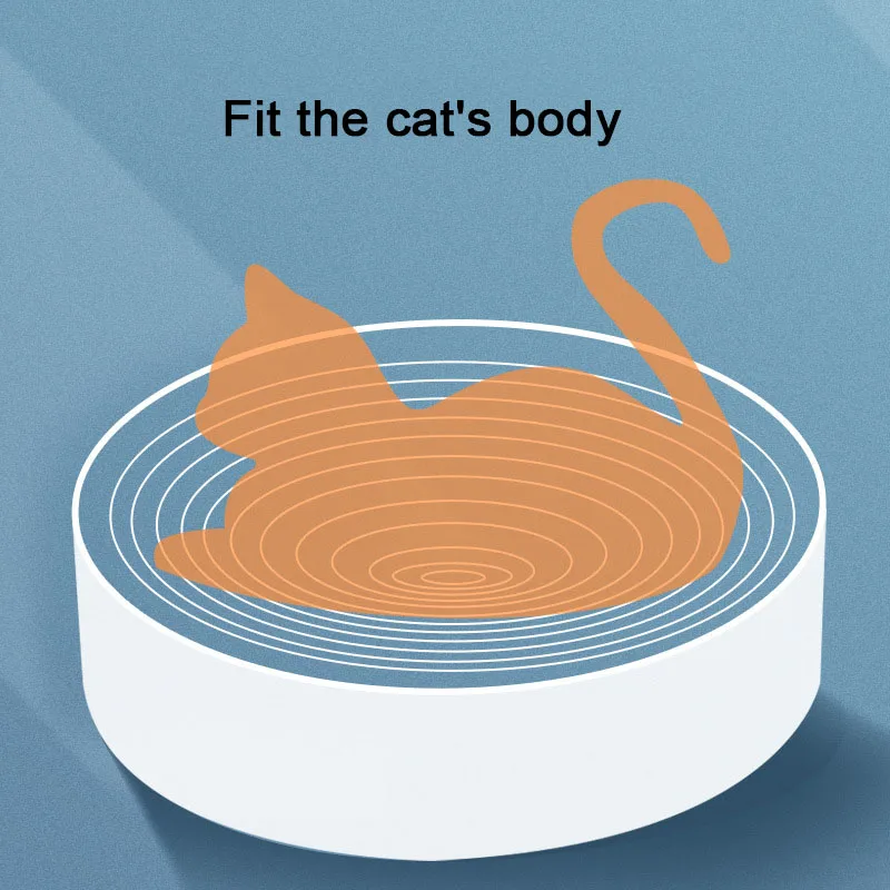 

Cat Scratch Board Corrugated Scratcher Pad Kitten Scratch Toy Cat Couch Bed One box for two Grinding Nails Protecting Furniture