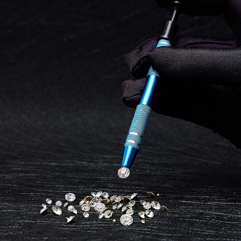 

4 Pcs 4-Claw Pick Up Tool for Small Parts Pickup Metal Grabber IC Chips Metal Grabber Claw Pickup Tweezers