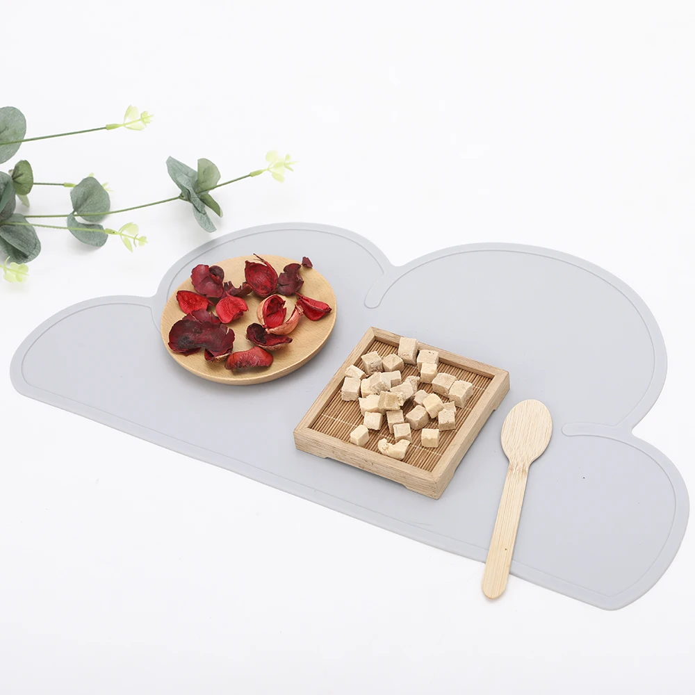 HOOPET водонепроницаемый коврик для питомцев собак кошек однотонный силиконовый