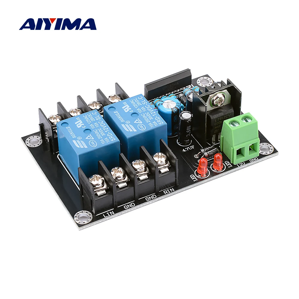 AIYIMA UPC1237 2 0 Защитная плата динамика 300Wx2 для 1875 LM3886 TDA7294 Усилитель мощности