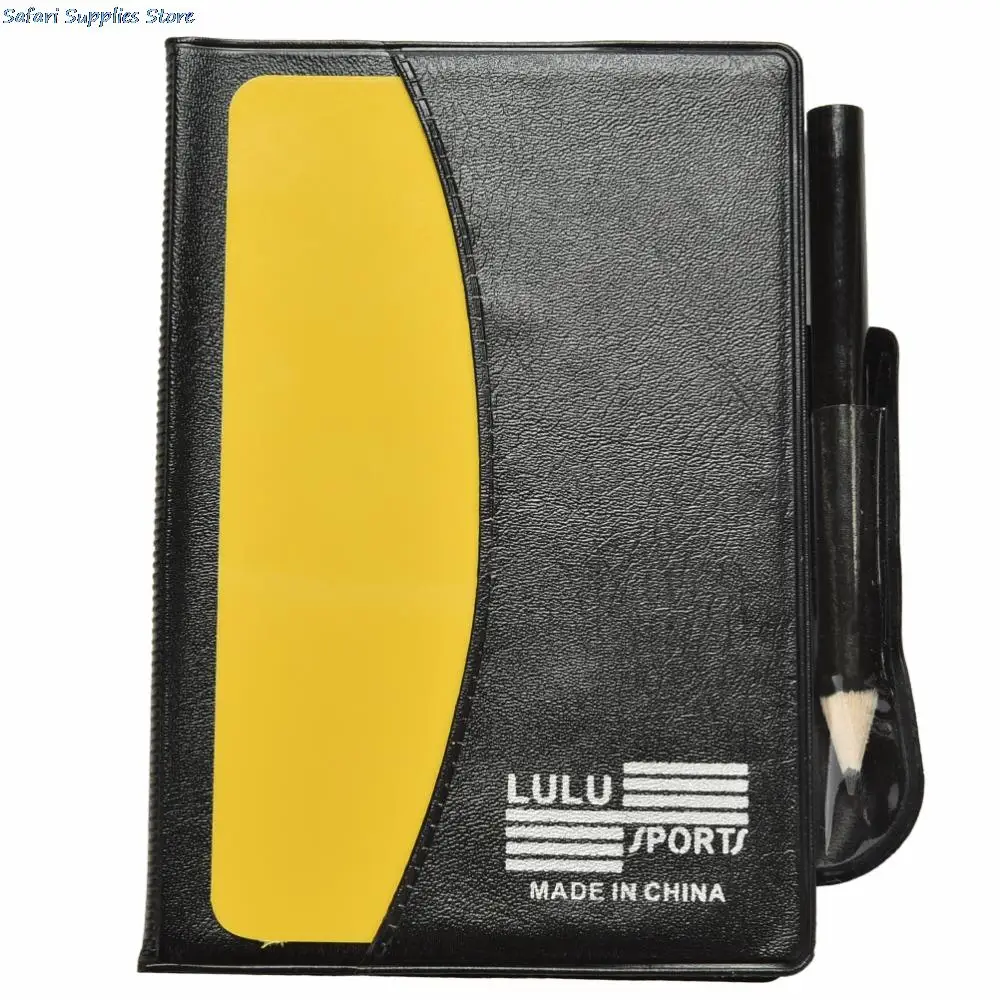 Спортивный Футбольный рефери-кошелек блокнот с красной картой и желтой | Спорт