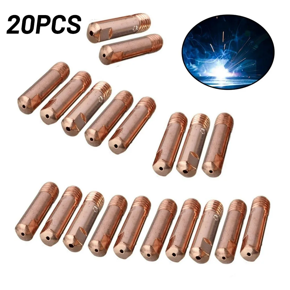 20 штук MB15AK M6 сварочные контактные наконечники 1 мм МиГ сварочный фонарь расходные