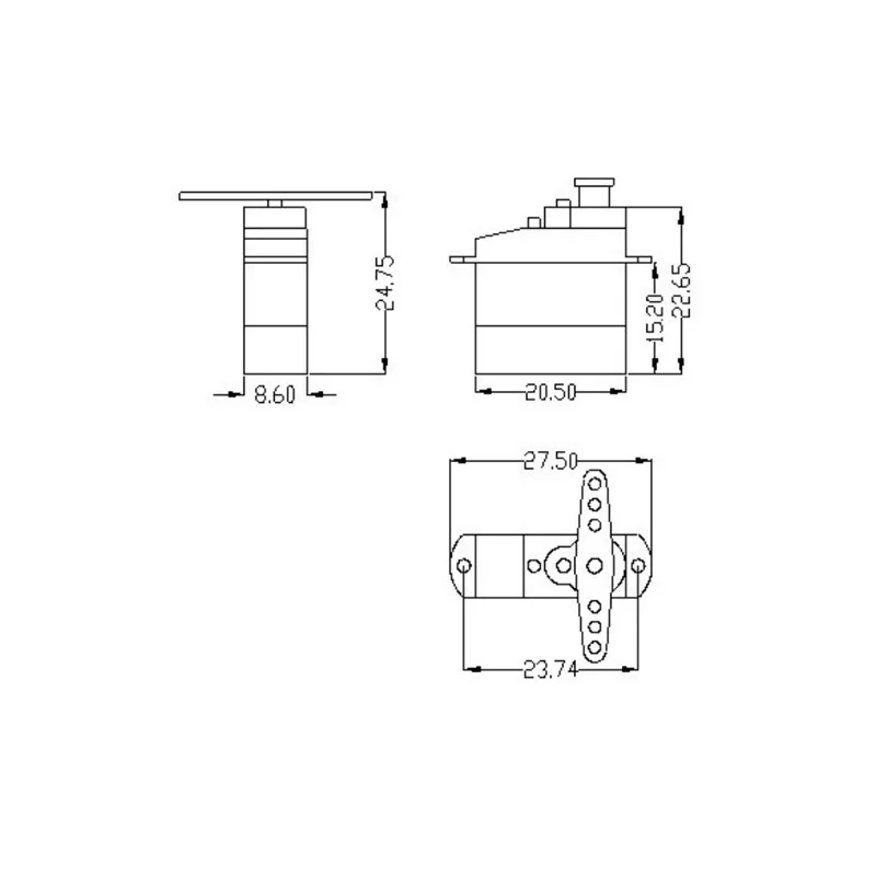 1 шт. 4 3g Mini Micro Servo рулевой механизм для радиоуправляемой модели самолета