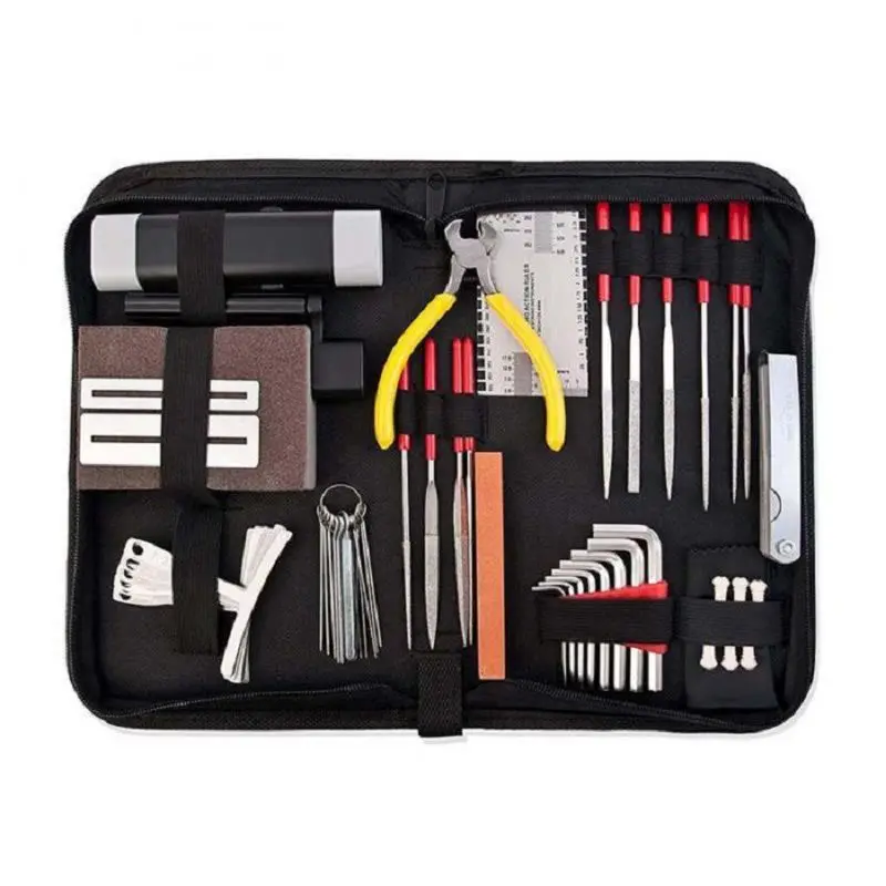 

42 Pieces Complete Guitar Repairing Maintenance Tool Kit, Guitar Setup Kit