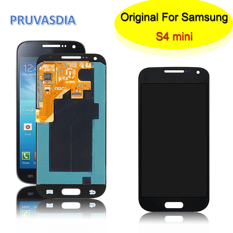 Оригинальный ЖК-дисплей для Samsung Galaxy S4 Mini цифровой преобразователь сенсорного