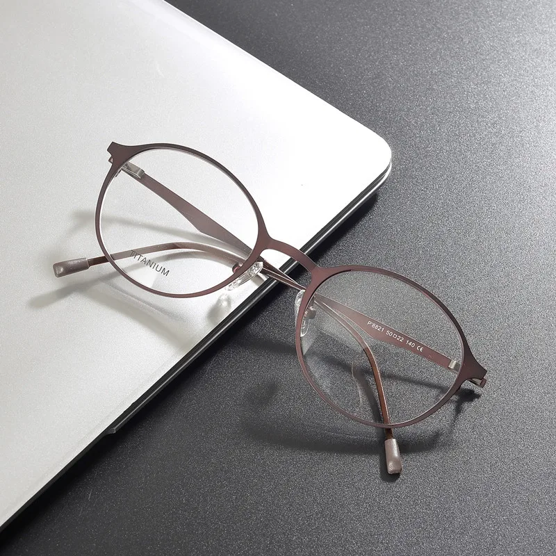Сплав Круглые очки для женщин сверхлегкие мужчин по рецепту Близорукость