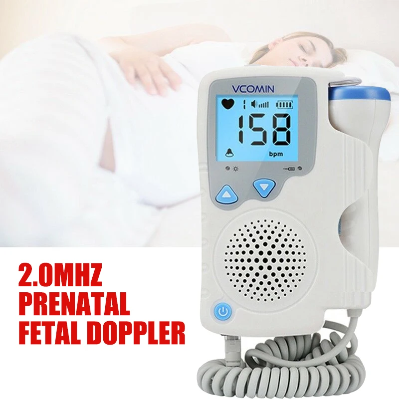 

Prenatal Fetal Doppler Baby Heartbeat Monitor Baby Heart Rate Detector Sonar Doppler 2.0MHz For Pregnant Women No Radiation