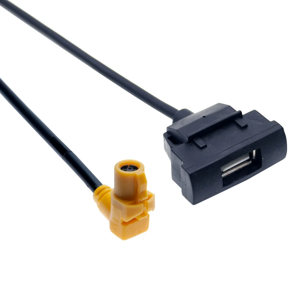 Car Cable For RCD510 RNS315 Radio Extend USB 4 Pin Female Male Interface Adapter for Skoda Octavia Slot Headunit Panel | Автомобили и