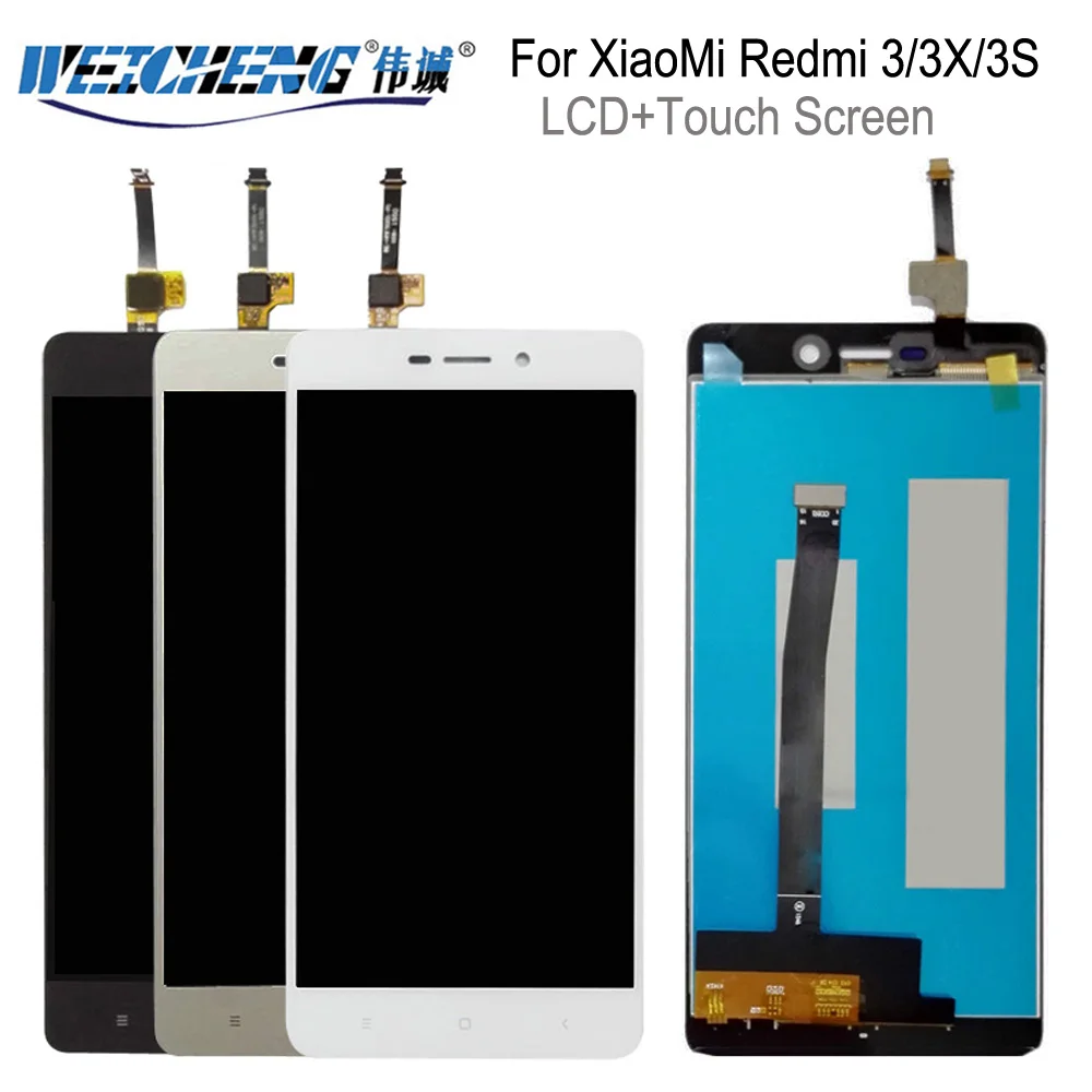 5 &quotдля XiaoMi Redmi 3/3X/3S ЖК дисплей + сенсорный экран в сборе дигитайзер Датчик для 3