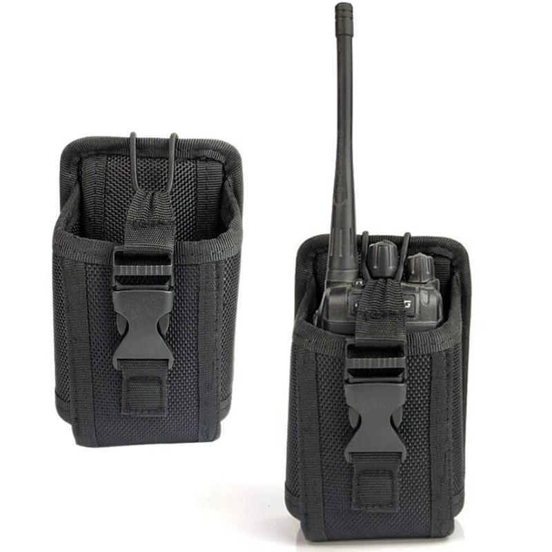 

Nylon Radio Holster Universal Radio Case Lightweight Military Interphone Storage Bag Pouch Molle System Walkie Talkies Case
