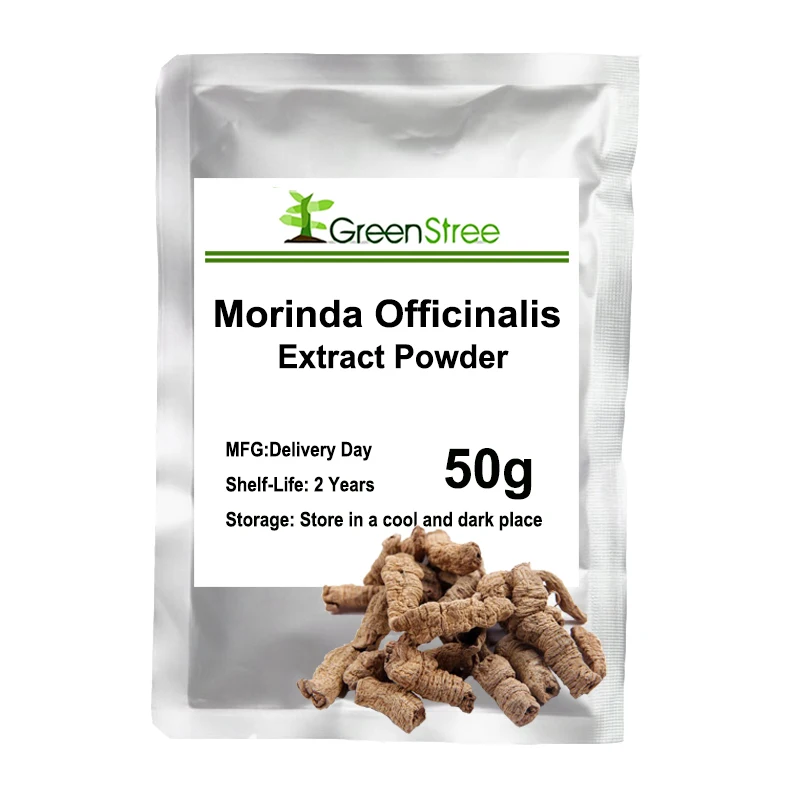 

100g-1000g High Quality Morinda Officinalis Extract Powder 20:1Ba Ji Tian Saponins Powder