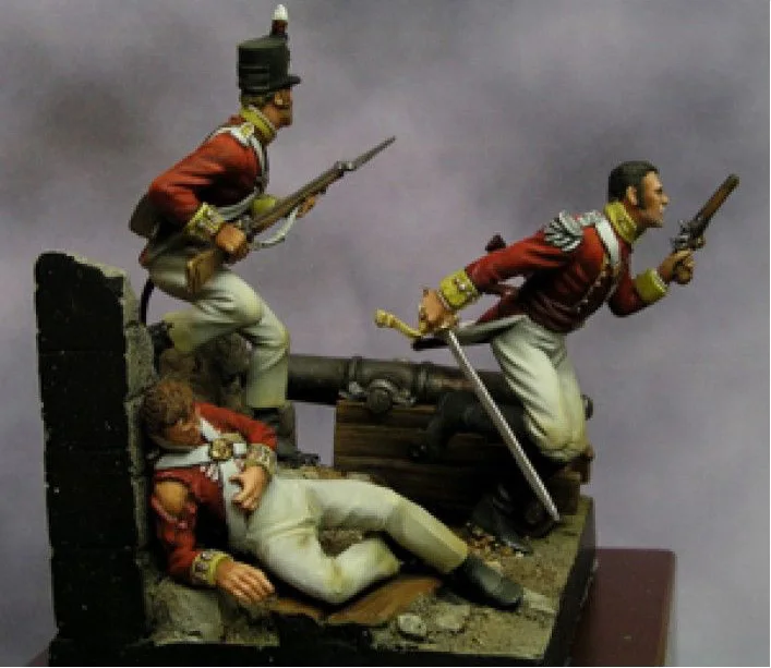Unassambled 1/32 54 мм древний воин включает 3(с основанием) каучуковая фигурка Миниатюрные модели наборы Неокрашенный