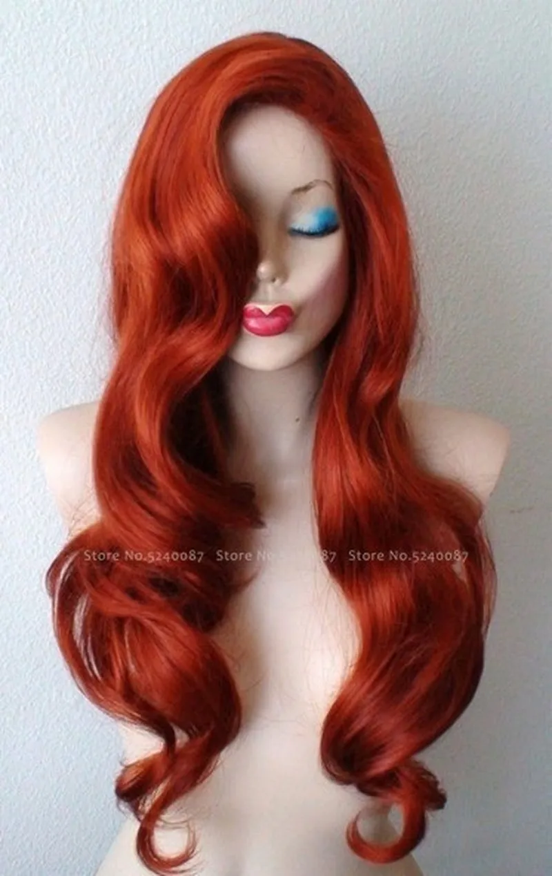 Женский парик для карнавала из длинных вьющихся волос в готическом стиле |