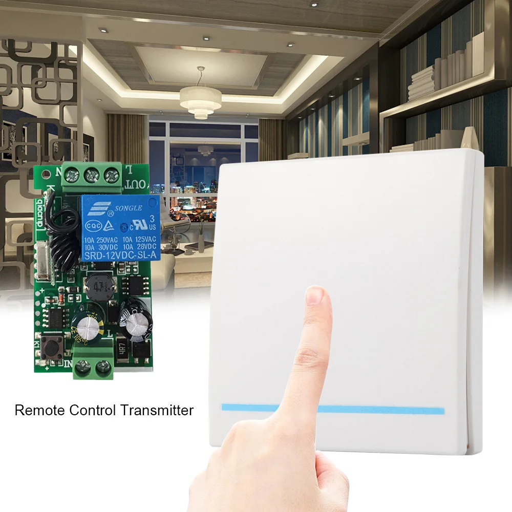 Светильник переключатель 86 Тип Беспроводной дистанционного Управление 1/2/3 433 МГц
