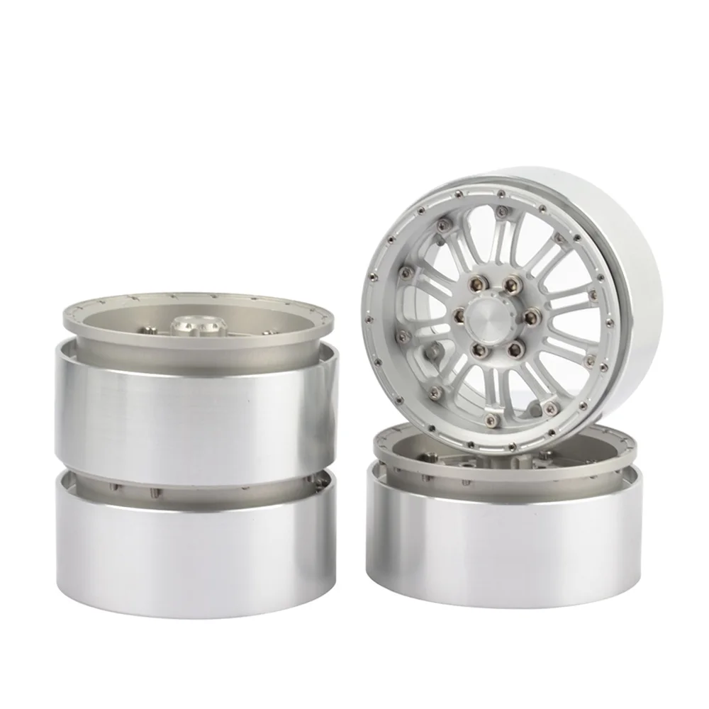 Радиоуправляемый гусеничный металлический диск обода колеса 2 дюйма резиновые